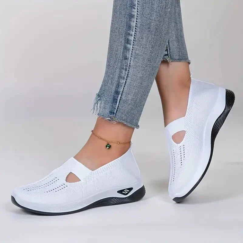 Tênis Feminino Sem Cadarço Ortopédico + Palmilha Grátis